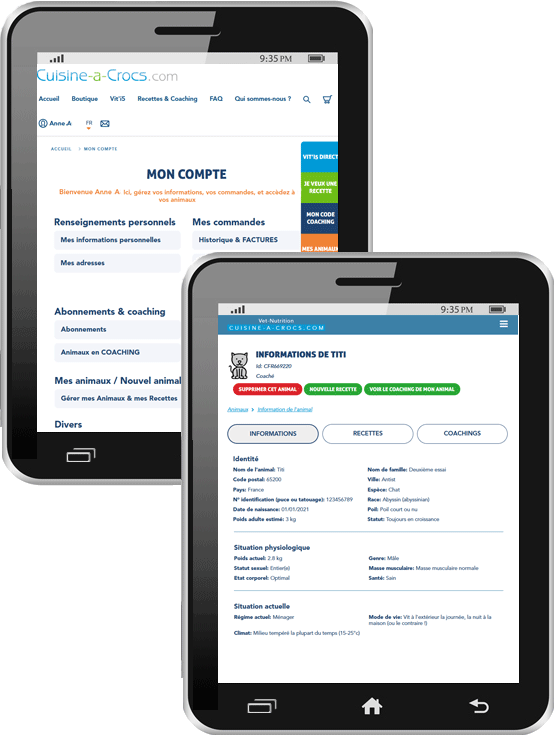 mon compte cuisine-a-crocs tablette